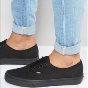 All black Vans